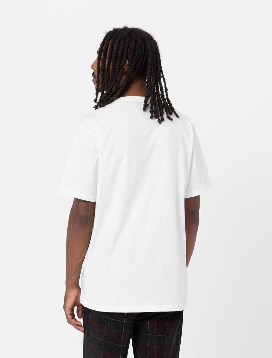dickies camiseta aitkin chest blanco