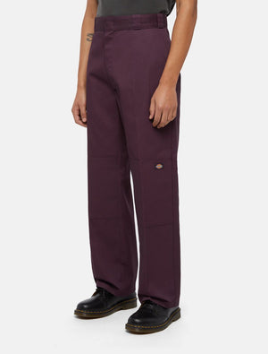 dickies pantalón double knee rec plum perfect