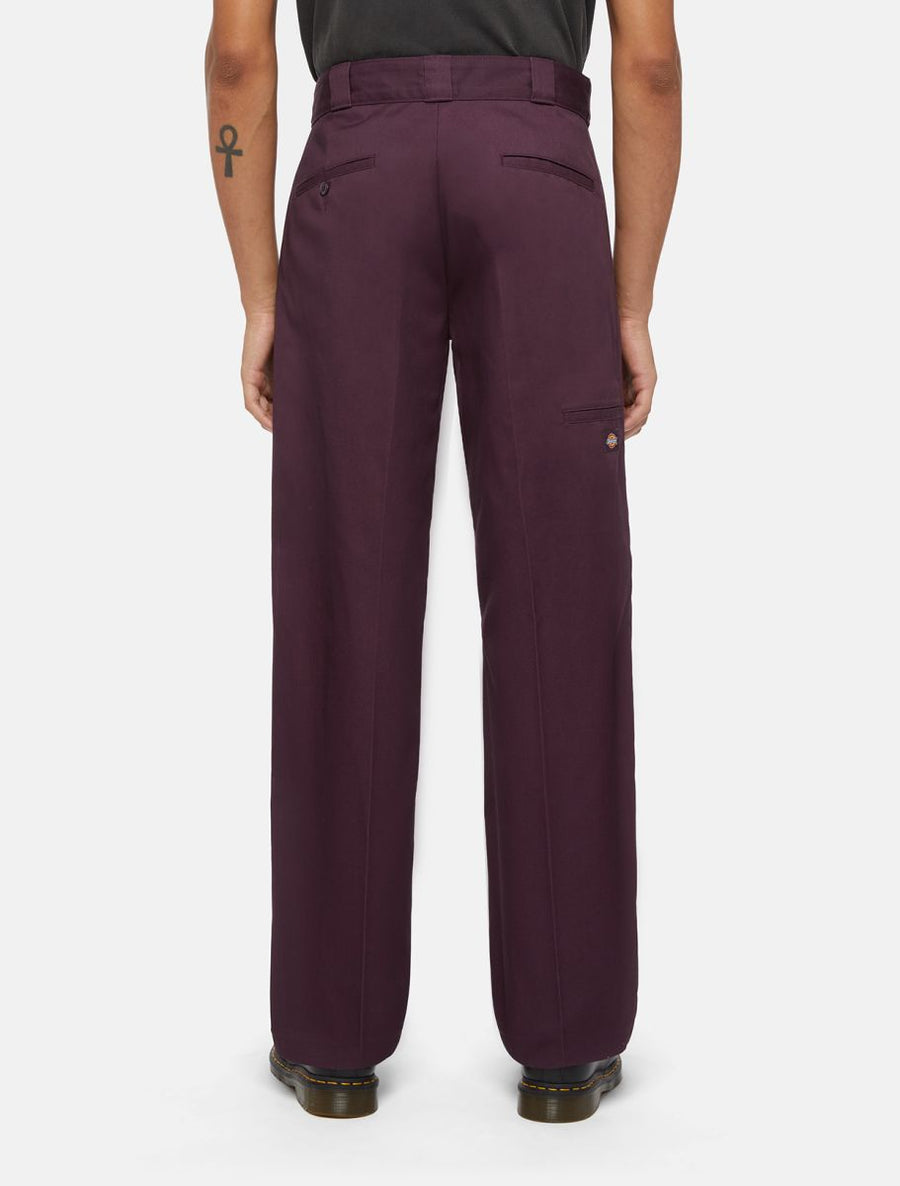 dickies pantalón double knee rec plum perfect