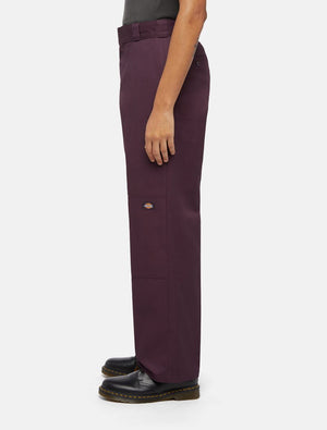 dickies pantalón double knee rec plum perfect