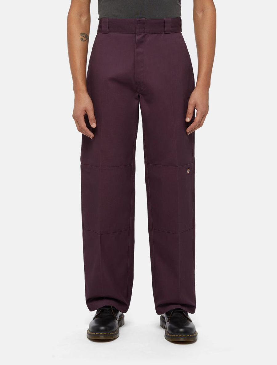 dickies pantalón double knee rec plum perfect