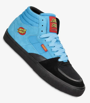 etnies zapatilla screw vulc mid x santa cruz black blue black