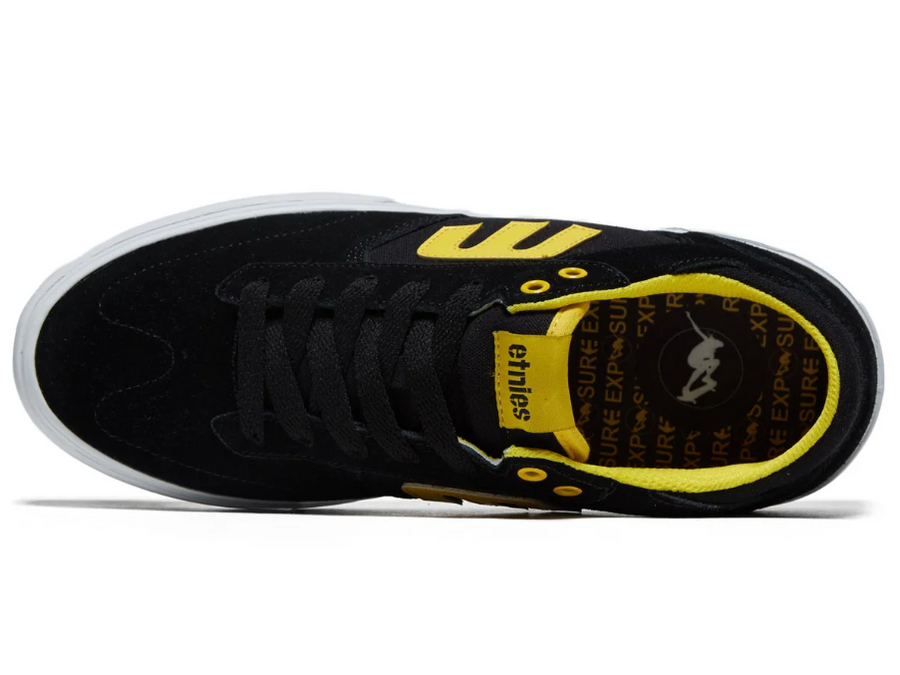 etnies zapatilla windrow  vulc mid x exposure black yellow