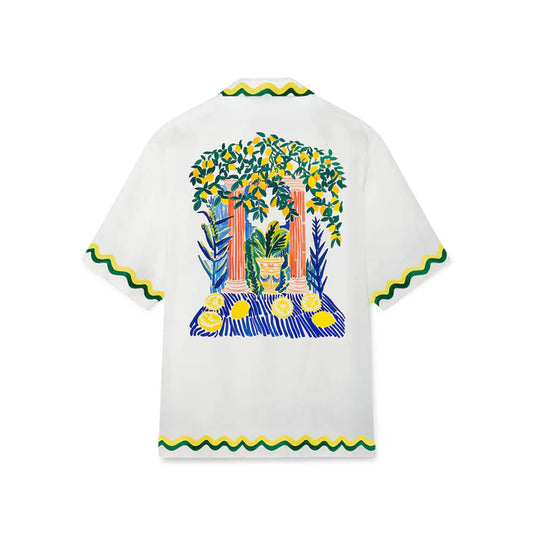 on vacation camisa lemon resort shirt multi