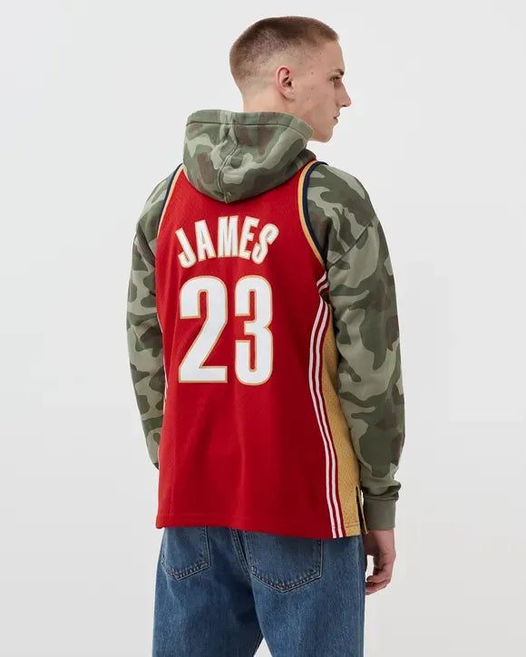 mitchell & ness camisilla cle vas lebron james
