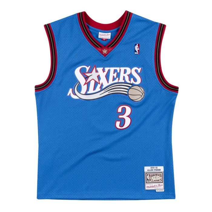 mitchell & ness camisilla phila74ers allen iverson