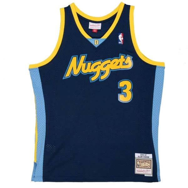 mitchell & ness camisilla d nuggets allen iverson