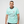 karl kani camiseta og sport star check trikot light blue black