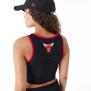 new era camiseta sin mangas crop chicago bulls nba team wordmark