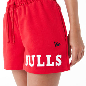 new era pantalón corto chicago bulls NBA team logo