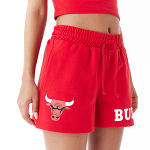 new era pantalón corto chicago bulls NBA team logo