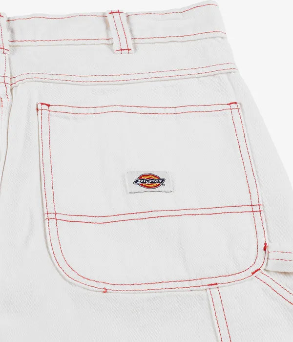 dickies bermuda loose denim painter shor egret