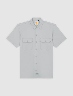 dickies camisa work shirt ss rec ultimate grey