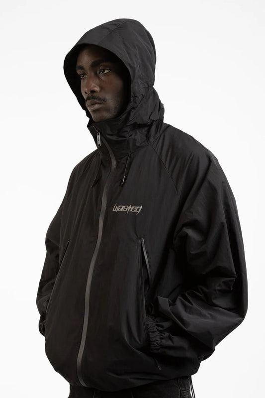 wasted paris chaqueta blade windbreaker black