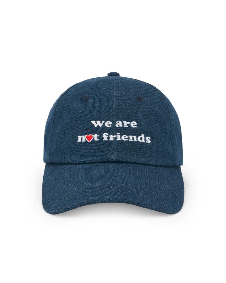 we are not friends gorra  denim love hat