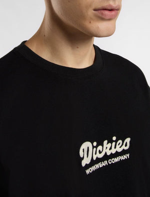 dickies camiseta lewistown embro black