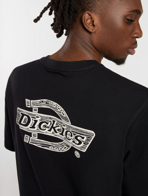 dickies camiseta wood logo black