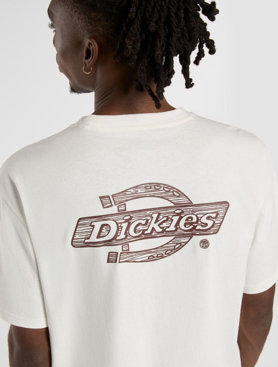 dickies camiseta wood logo egret