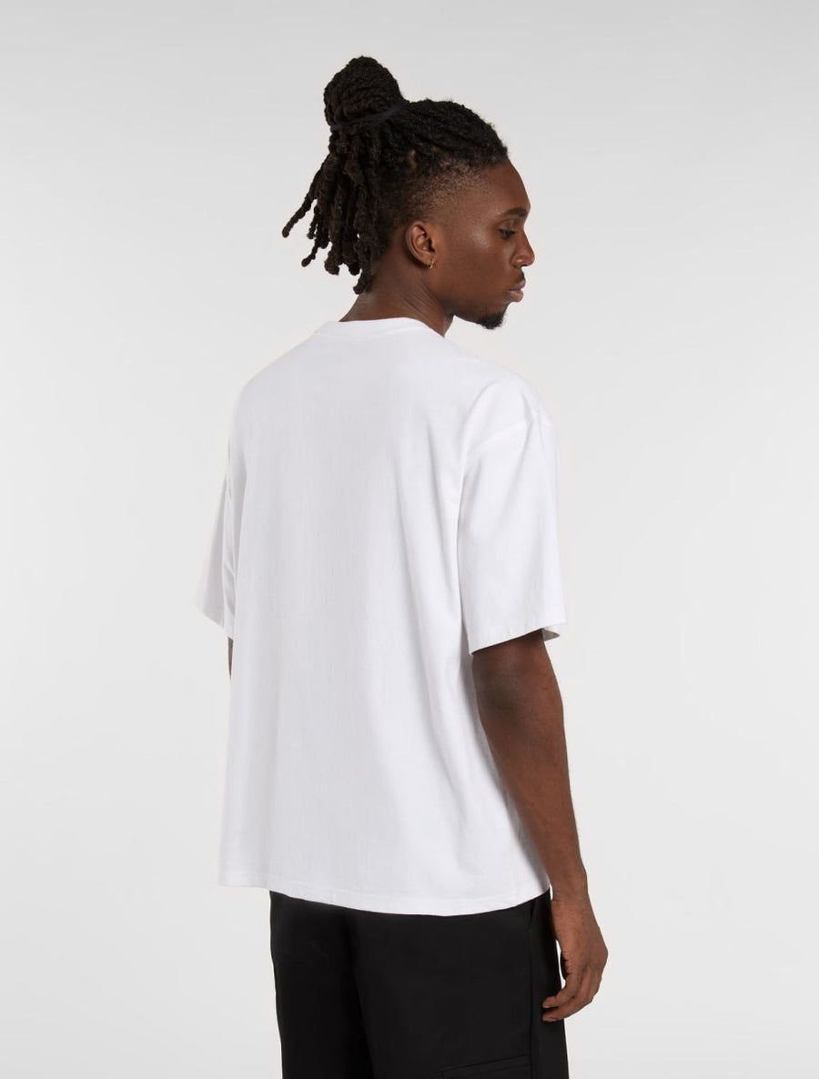 dickies camiseta laundry boxy white