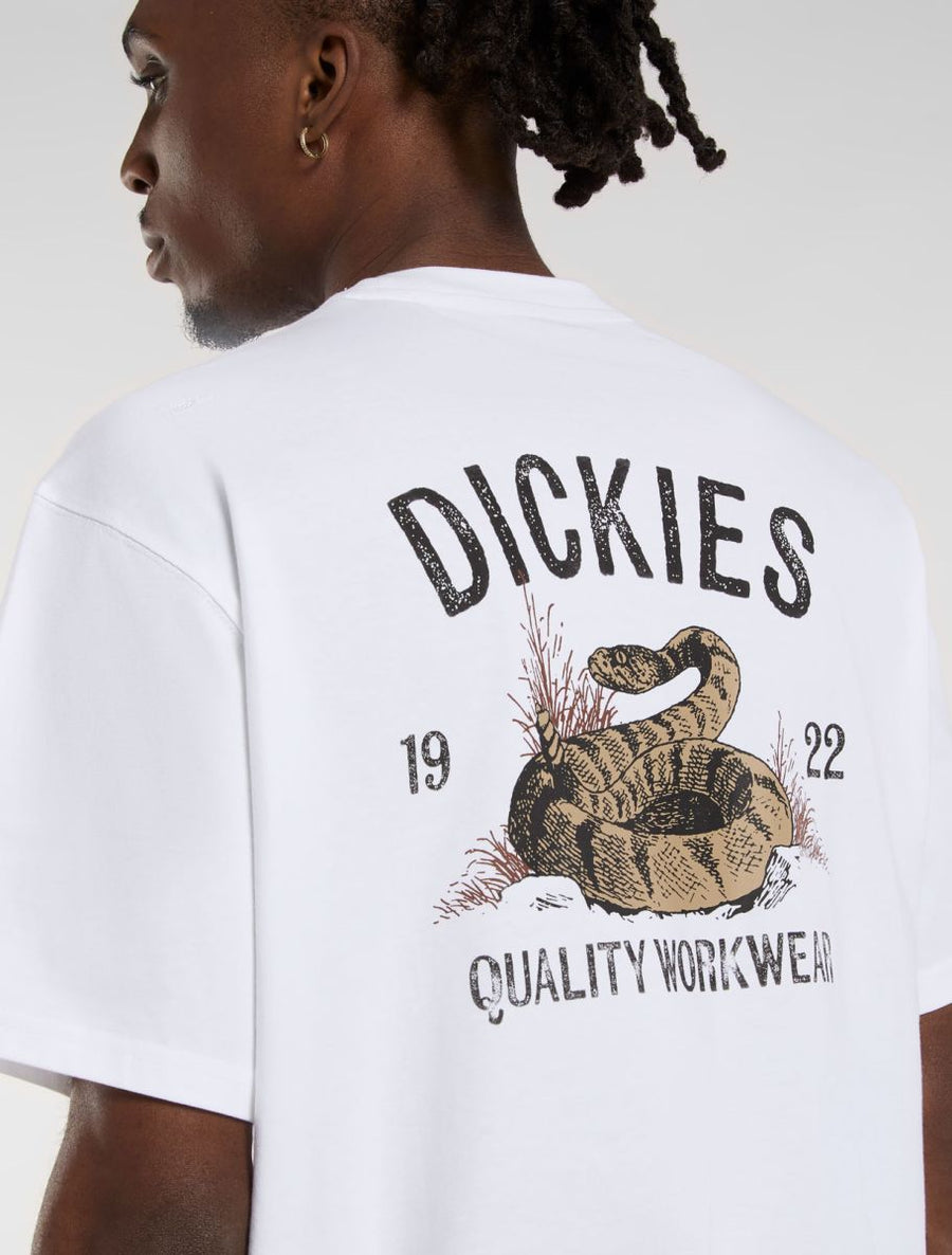 dickies camiseta snake white