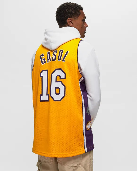 MITCHELL & NESS CAMISILLA   LOS ANGELES LAKERS PAU GASOL 2001-19