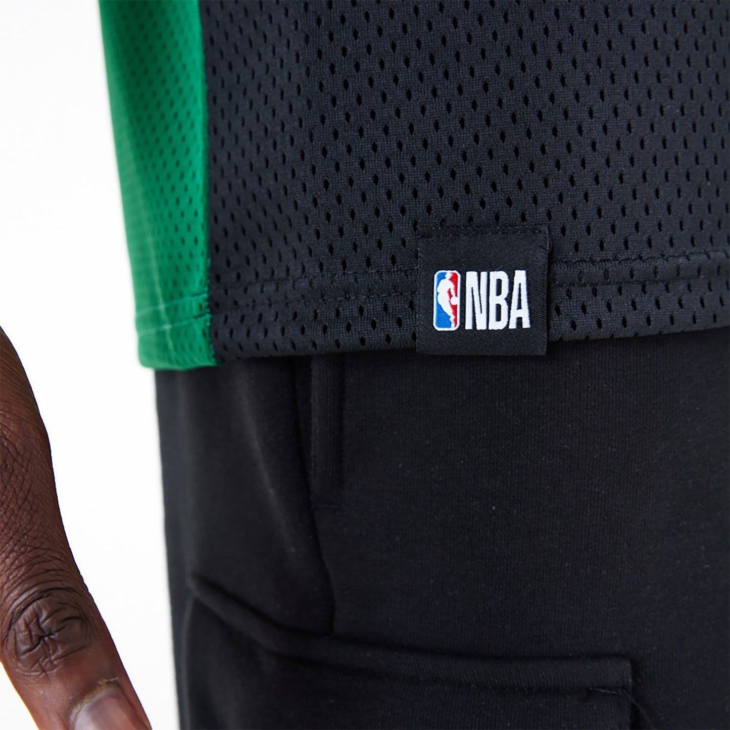 new era camiseta mesh oversized boston celtics NBA arch graphic