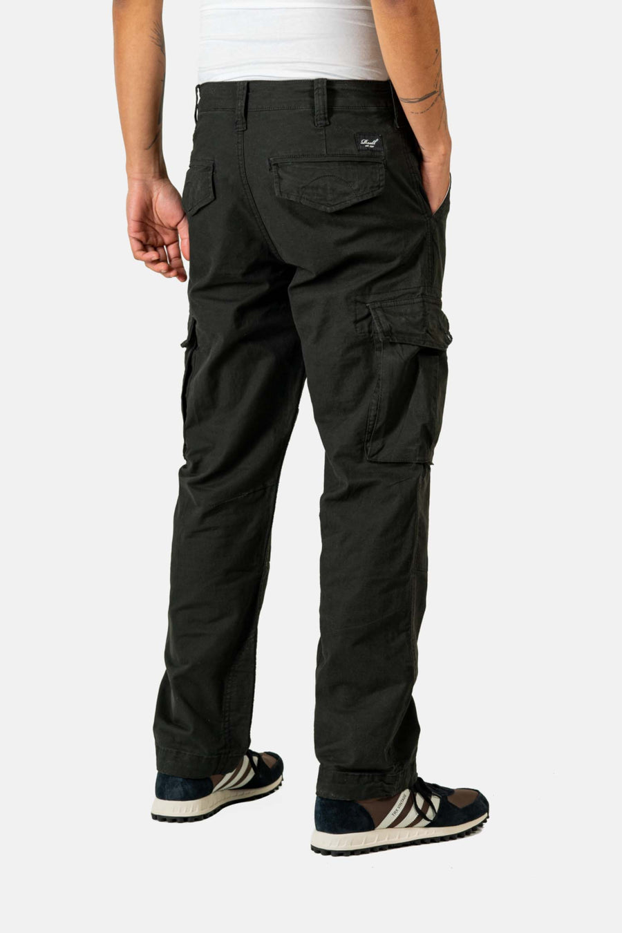 reell pantalon flex cargo lc deep black