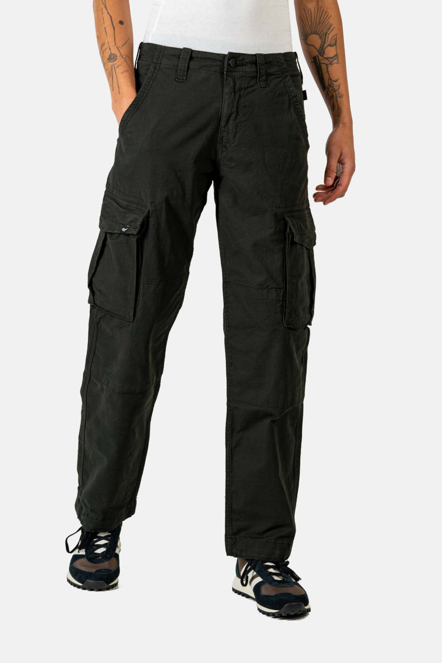 reell pantalon flex cargo lc deep black