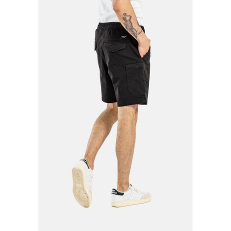 reell bermuda reflex easy cargo short black