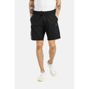 reell bermuda reflex easy cargo short black