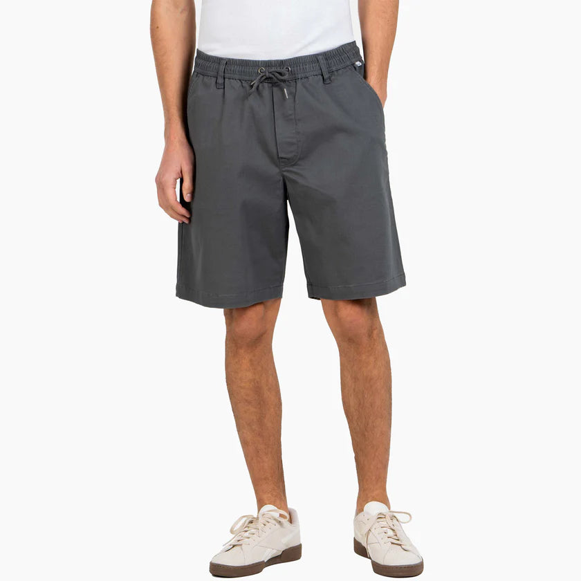 reell bermuda reflex lazy short vulcan grey