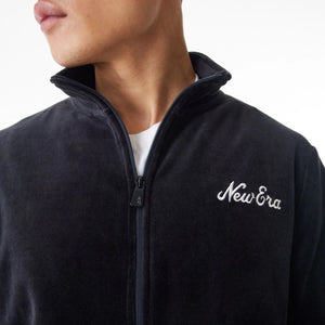 new era chaqueta ne velour track jacket black