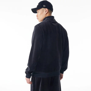 new era chaqueta ne velour track jacket black