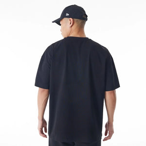 new era camiseta oversized new era flag black