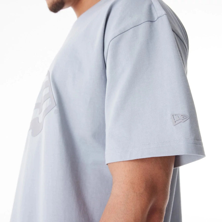 new era camiseta oversized new era flag gris