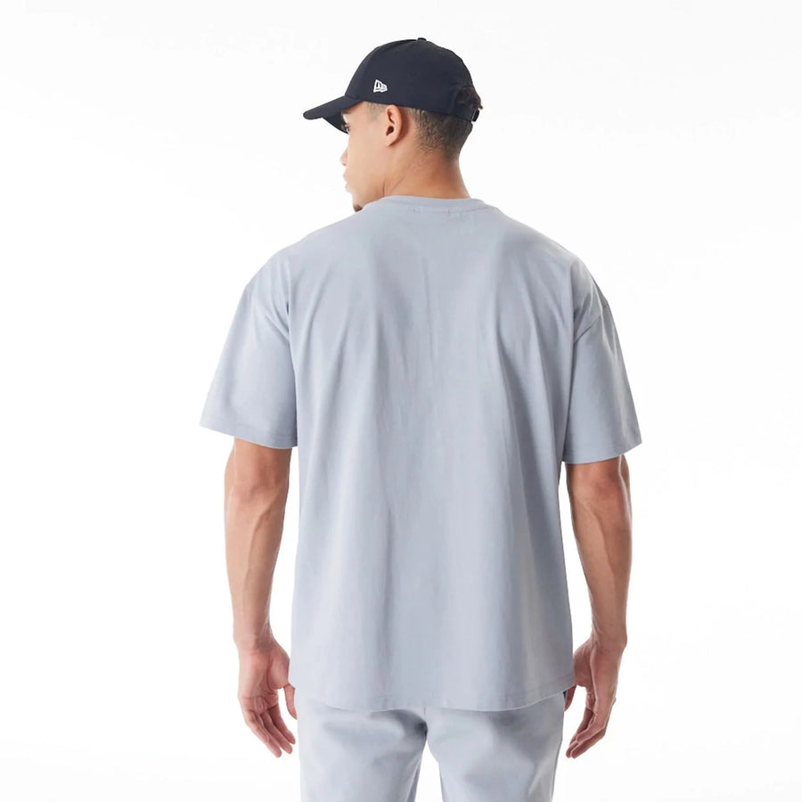 new era camiseta oversized new era flag gris