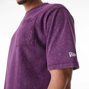 new era camiseta oversized  ne washed morado