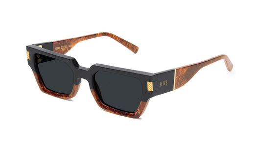 9five gafas de sol  locks gold marble sunglasses – limited