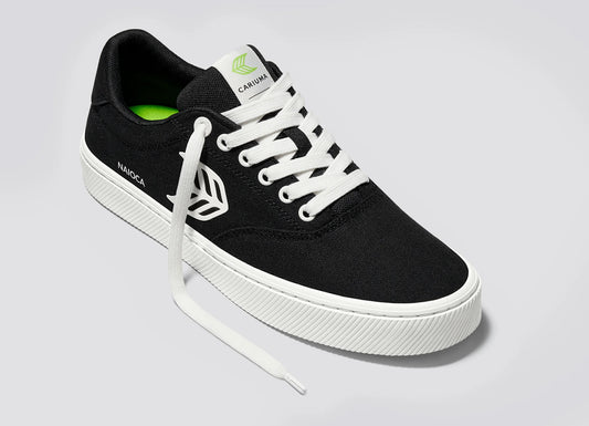 cariuma zapatilla naioca pro black suede and canvas