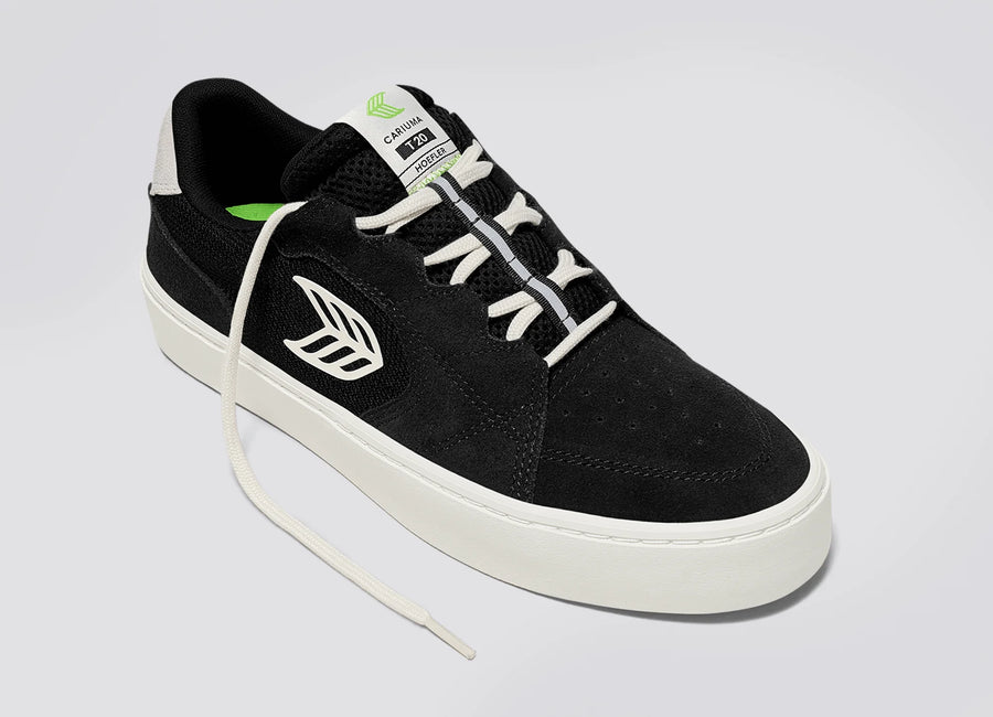 cariuma zapatilla t 20 pro black suede and mesh