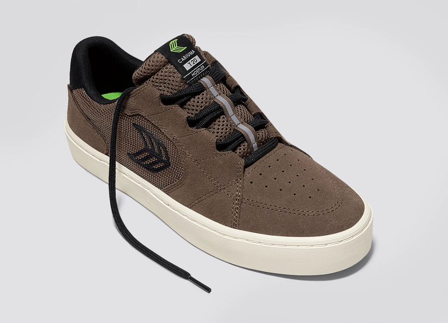 cariuma zapatilla t 20 pro dark khaki suede and mesh