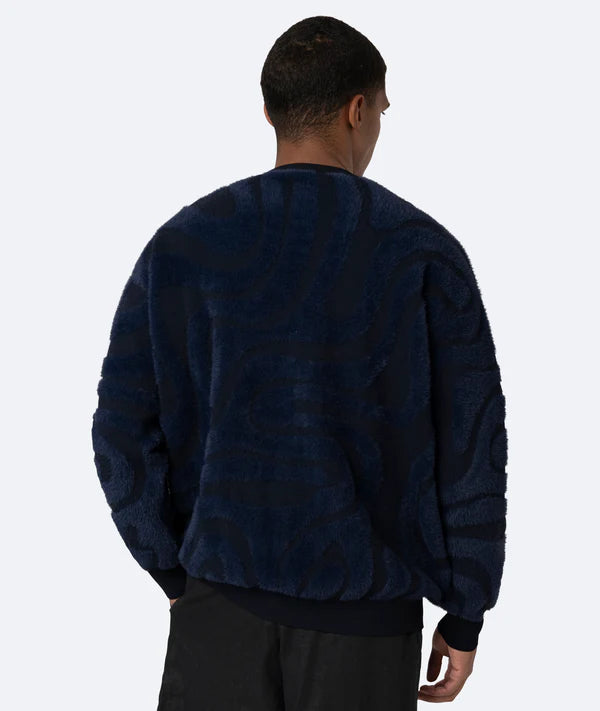 on vacation jersey ocean knit navy