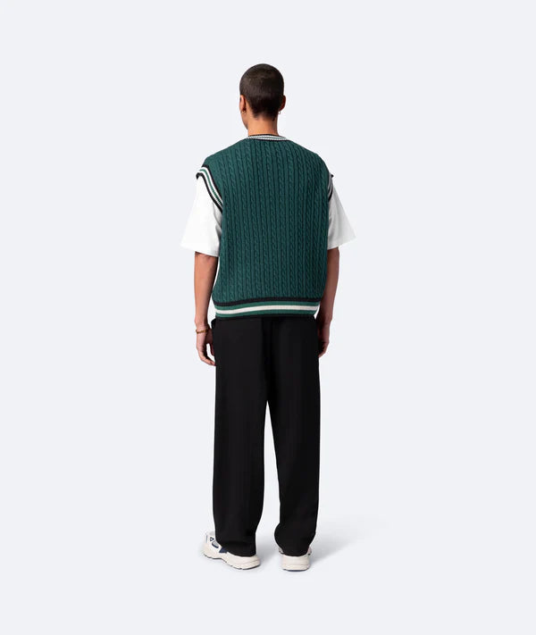 on vacation chaleco retro italia knit sweater vest green