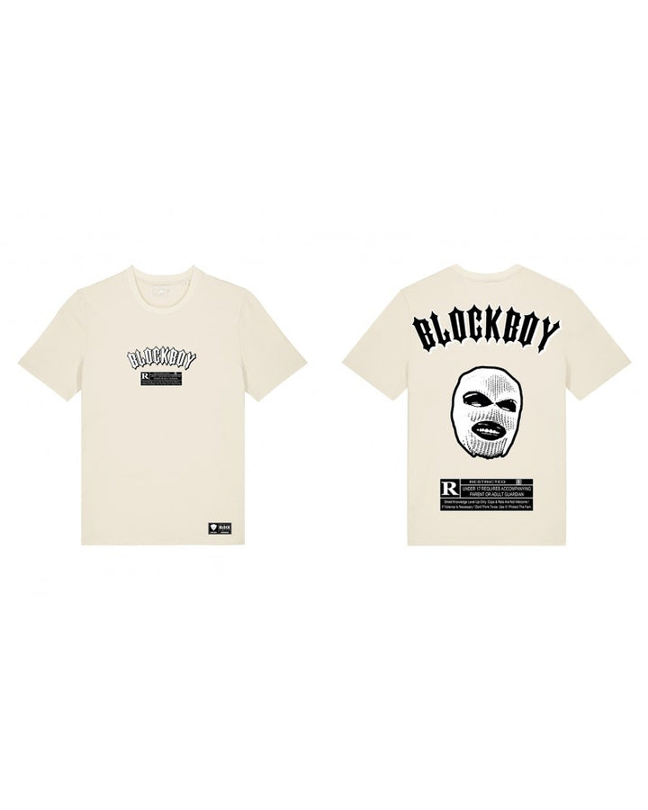 block limited camiseta blockboy loose fit raw natural