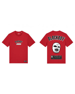 block limited camiseta blockboy icon loose fit red