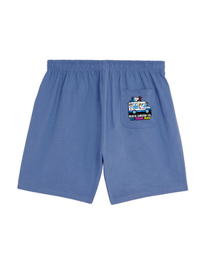 block limited bermuda ice cream man fleece bright blue