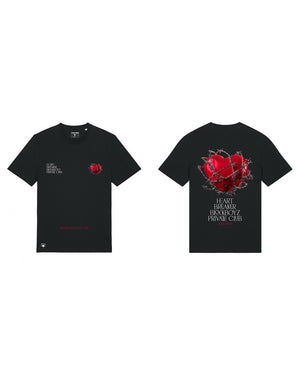 block limited camiseta heart breaker club loose fit black