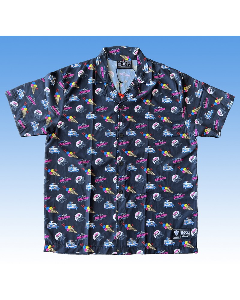 Block Limited camisa Ice Cream Man All Over print  Black/Mc