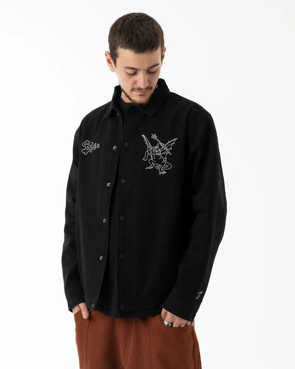 jacker chaqueta wanton twill black