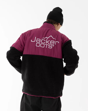 jacker chaqueta oots sherpa violeta